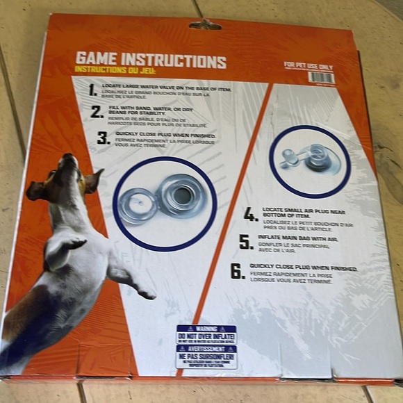 NERF Dog Blaster Inflatable Target Game Set - 3 Skill Levels - Picture 2 of 3